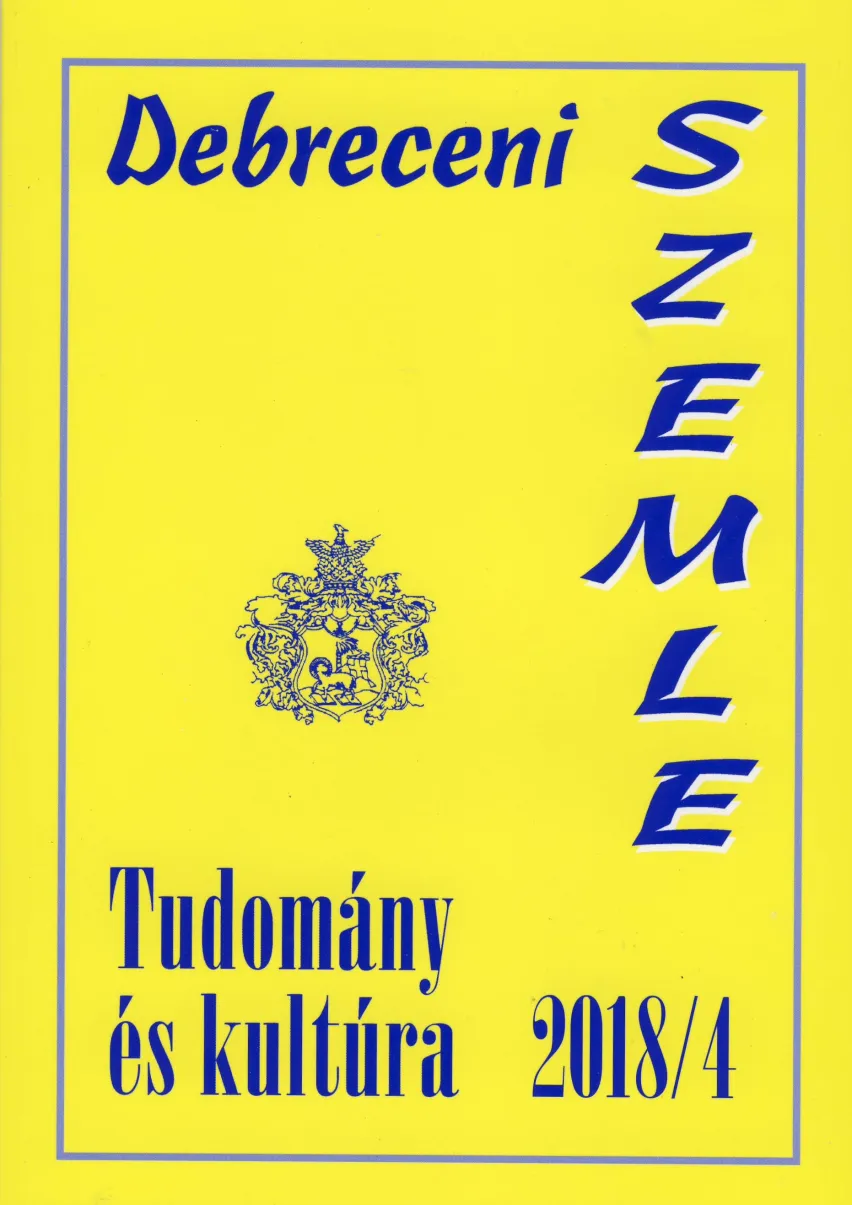 Debreceni SZEMLE 2018/4